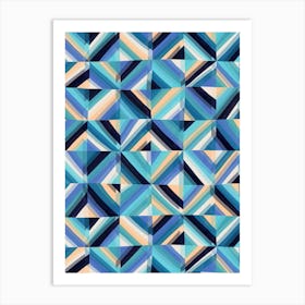 Diamond Optic Geometric Art Print