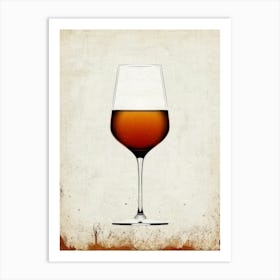 Glass Of Wine 4 Art Print