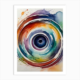 Eye Painting Art Print