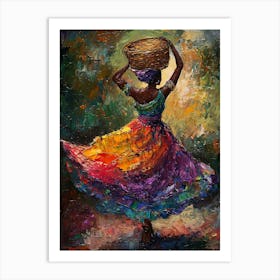 African Dancer Art Print