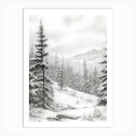 Winter Landscape 1 Art Print