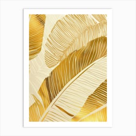 Gold Leaf 14 Art Print