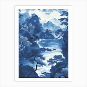 Asian Landscape Art Print