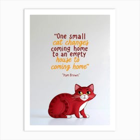 The Heartwarming Impact of a Cat Art Print