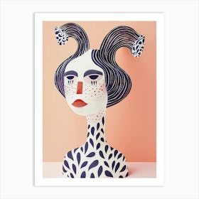 Woman'S Head Art Print