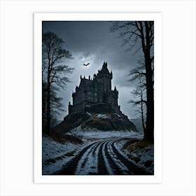 Scottish Castle Mysteries of the Mountain Fortress Art Print