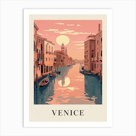 Vintage Travel Poster Venice 4 Art Print