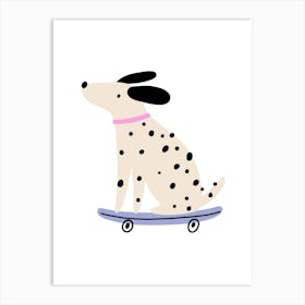 Prints, posters, nursery and kids rooms. Fun dog, music, sports, skateboard, add fun and decorate the place.1 Art Print