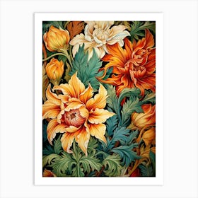 Floral Pattern 10 Art Print