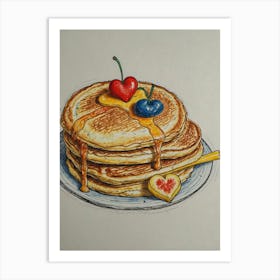 Pancakes 1 Art Print