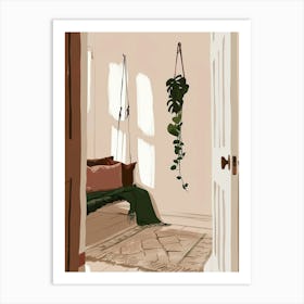 Room With Plants 4 Art Print