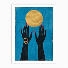 'Hands Up' Art Print