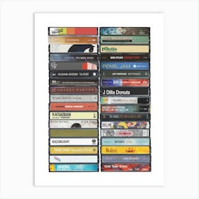 2006 Music - Cassette Print Art Print