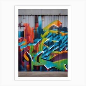 Graffiti Wall Art Print