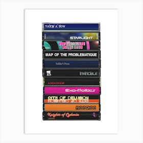 Muse - Black Holes And Revelations - Cassette Print Art Print