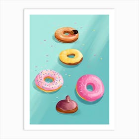 Donut Pool Float 5 Art Print