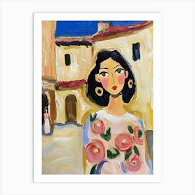 Spain Girl Art Print