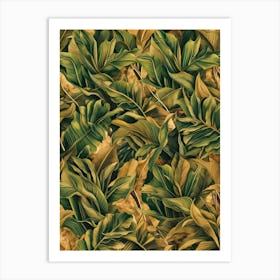 Tropical Leaves 26 Art Print