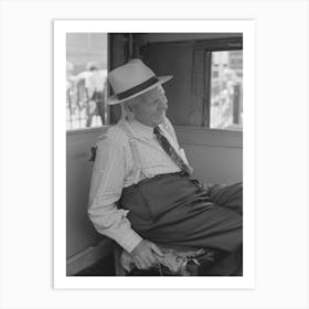 Dispatcher, Streetcar Terminal, Oklahoma City, Oklahoma By Russell Lee Art Print