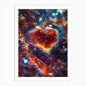 Heart Of Nebula Art Print