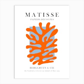 Floral matisse 1 Art Print