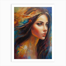 Portrait Of A Woman Art Print