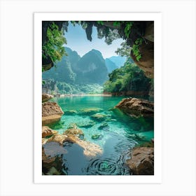 Cave In The Mountains 3 Art Print