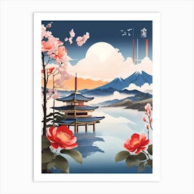 Asian Landscape Art Print