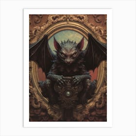 Gothic Gargoyle 2 Art Print