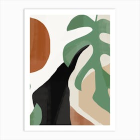 Abstract Leaves 2 Art Print