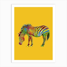 Zebra 16 Art Print