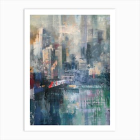 Abstract Cityscape 30 Art Print