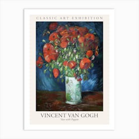 Vase With Poppies, Van Gogh Poster Art Print