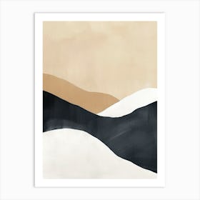 Horizon Of Hues Minimalist Style Art Print