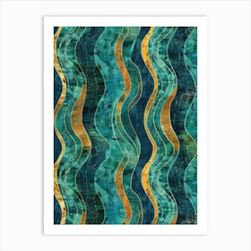 Wavy Waves 3 Art Print