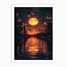 Starry Night 130 Art Print