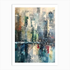 Abstract Cityscape 29 Art Print