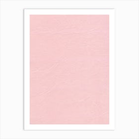 Pink Leather Background Art Print