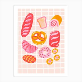 Sweets And Pastries Art Print