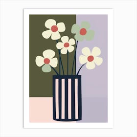 Flowers In A Vase 20 Art Print