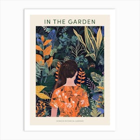 In The Garden Poster Dunedin Botanical Gardens 3 Art Print