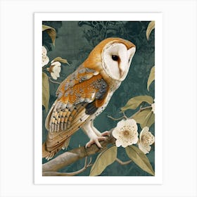 Australian Masked Owl Painting 6 Art Print