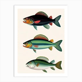 Piranha Vintage Poster Art Print