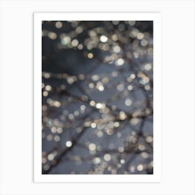 Midnight Christmas Sparkle Art Print