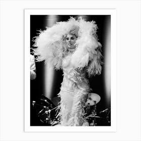 Lady Gaga In Concert At Umbia Jazz 2015 Art Print