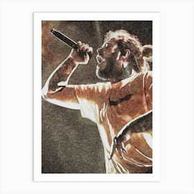 Post Malone painting Art Print