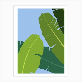 Banana Leaf Art Print