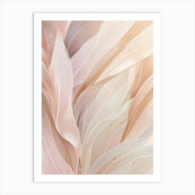 Abstract Feathers Art Print