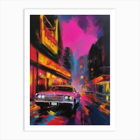 Night On The Town Art Print