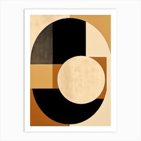 Abstract Bauhaus Dream: Geometric Fantasia Art Print